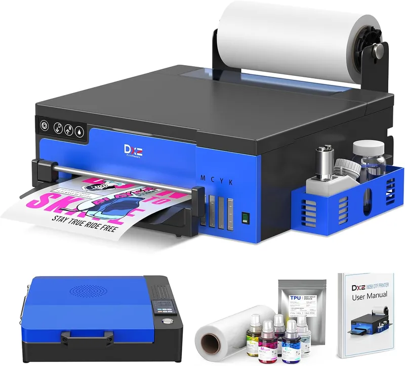 DXZ Upgraded A4 DTF Printer with Film Cutter